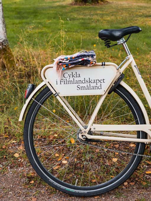 Cykla i Filmlandskapet i Småland Schweden Fahrradtour
