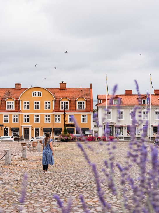 Marktplatz in Gränna Schweden