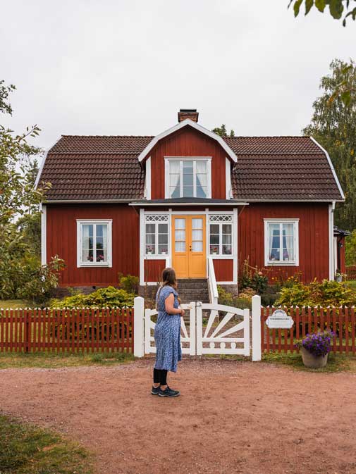 Der echte Katthult Hof in Småland Schweden