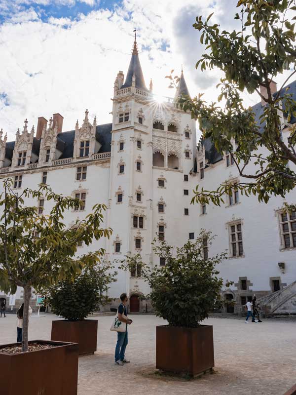 Schloss der Herzöge von Bretagne in Nantes mit Museum