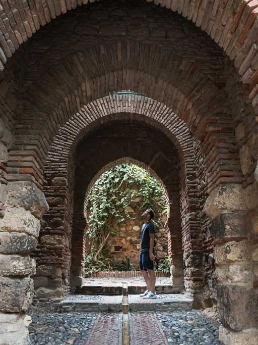 Alcazaba in Malaga Spanien Highlight Zugreise Andalusien