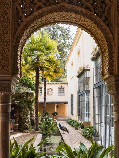 Park Carmen de los Martires Granada Spanien