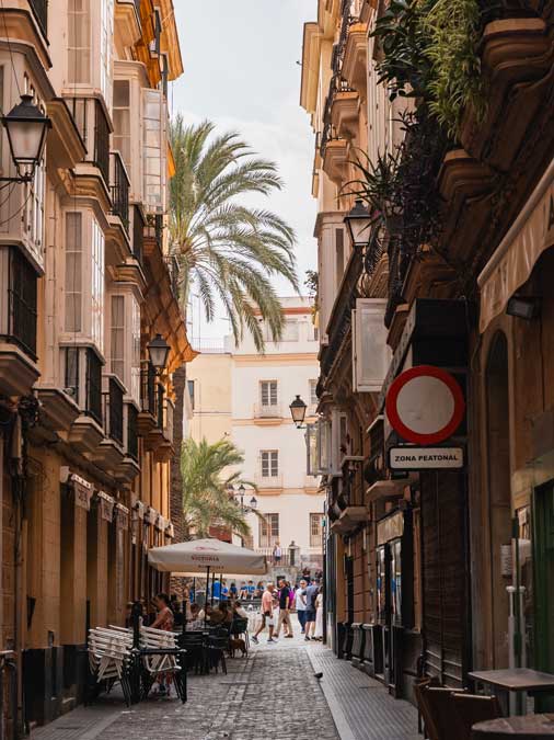 Kleine Gassen in Cadiz