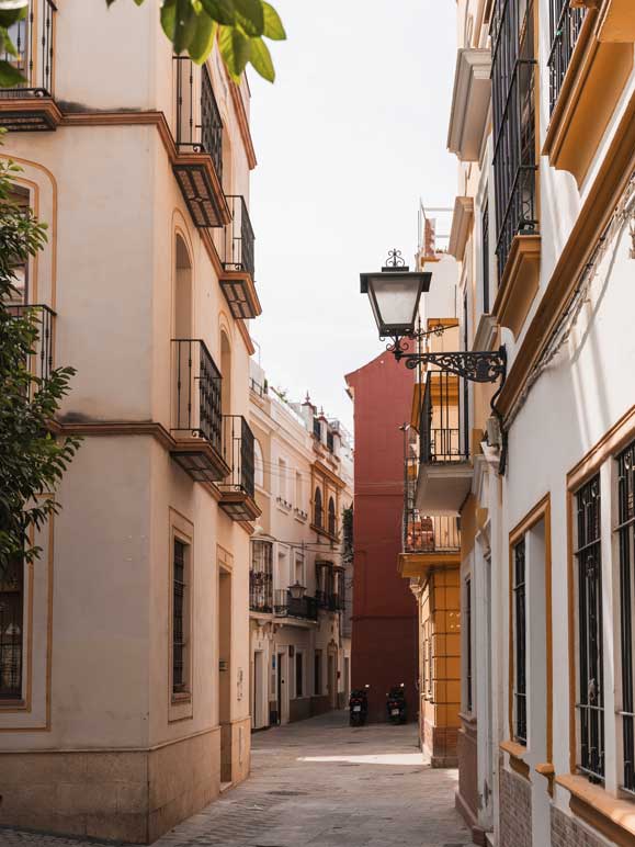 Gassen in Sevilla Spanien
