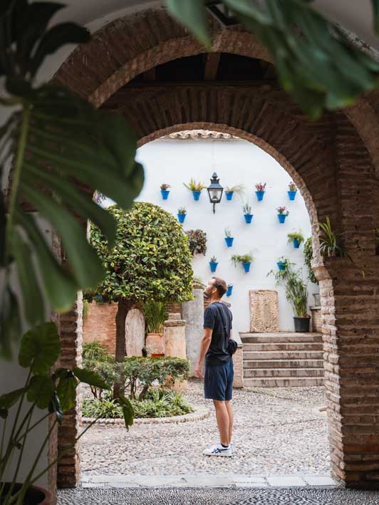 Innenhof von Cordoba in Spanien
