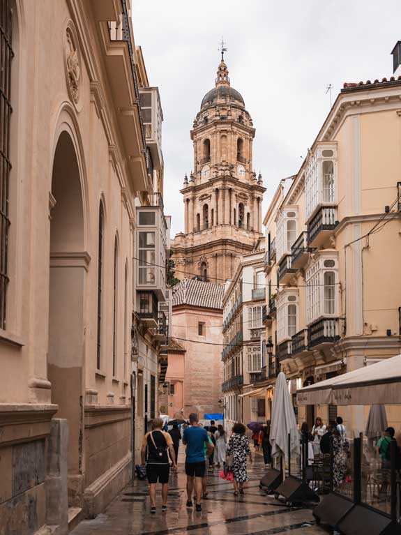 Altstadt von Malaga Spanien
