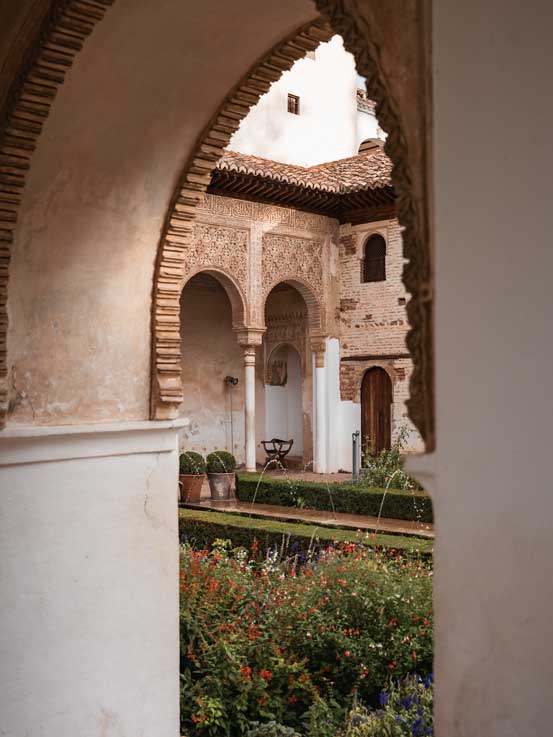 Generalife in der Alhambra Granada
