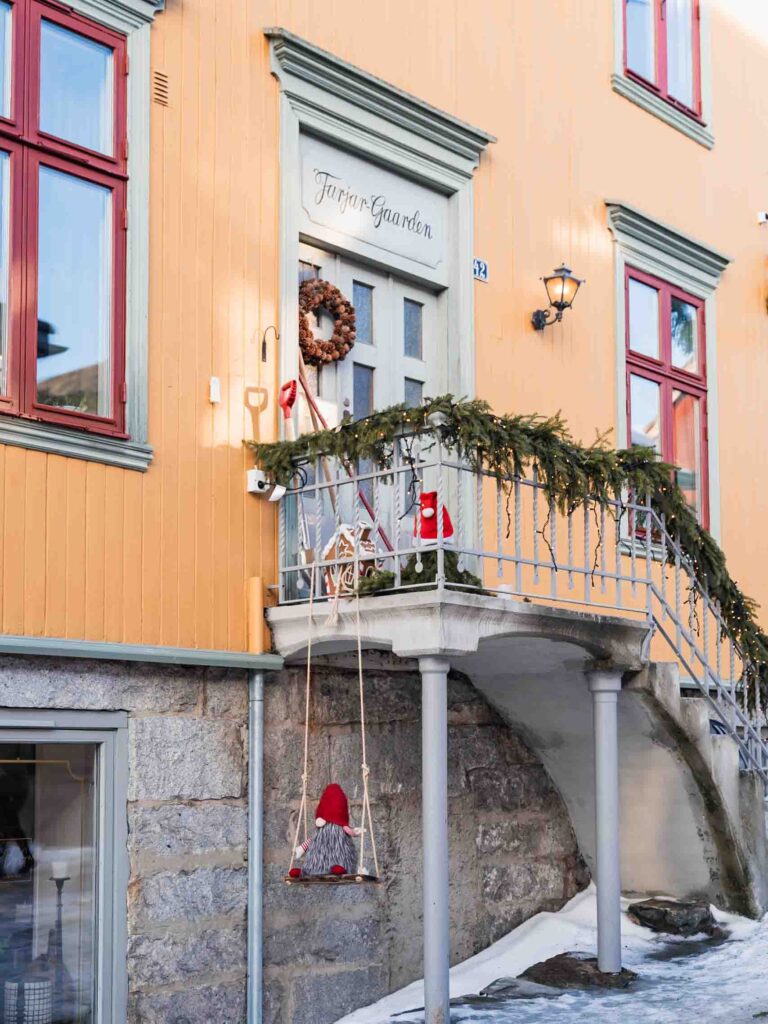 Weihnachtsschmuck in Røros Norwegen