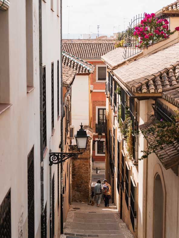 Granada Spanien Per Zug durch Andalusien